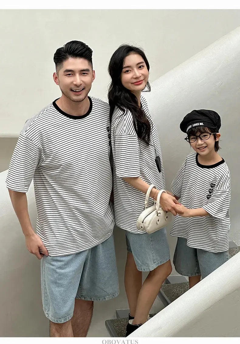 Family Vacation 2025 Summer Tshirt Shorts Clothing Set Family Matching Outfit Holiday Party Clothes Wear Couple Child Costume - Mein Shop