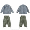 Spring Autumn Korean Parent-Child Clothing Set Matching Outfits for the Family Look Jacket Pants Clothes Set Dad Mum Kids Wear - Mein Shop