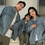 Spring Autumn Korean Parent-Child Clothing Set Matching Outfits for the Family Look Jacket Pants Clothes Set Dad Mum Kids Wear - Mein Shop