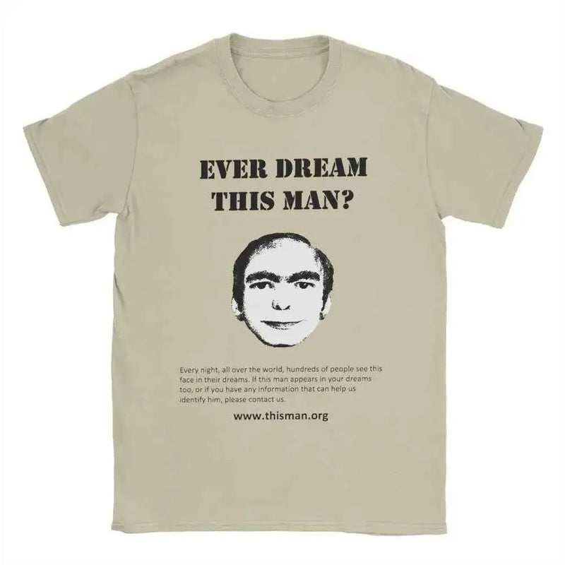 Men's T-Shirt Ever Dream This Man Novelty Cotton Tee Shirt Short Sleeve T Shirt O Neck Tops Gift Idea