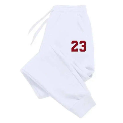 Herren Sportpants, bedruckte Sporthose, warme Laufhose, Herren Outdoorhose, gerade geschnittene Hose, neu für Herbst und Winter