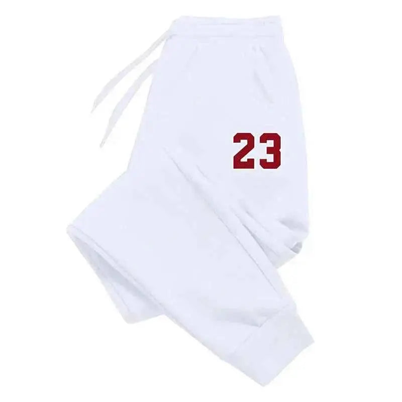 Herren Sportpants, bedruckte Sporthose, warme Laufhose, Herren Outdoorhose, gerade geschnittene Hose, neu für Herbst und Winter