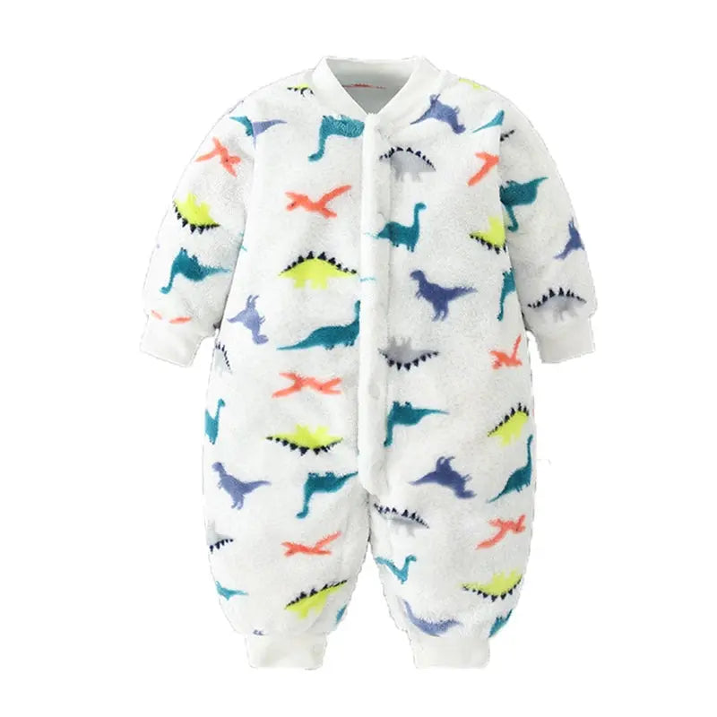Newborn Baby Spring Winter Clothes Infant Jacket for Girls Jumpsuit for Boys Soft Flannel Bebe Romper Baby Clothes 0-18 Month - Mein Shop