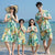 Family Fashion Beach Father and Son Outfits Vacation Look Mother Daughter Baby Girl Dress Holiday Parents and Children Clothes
