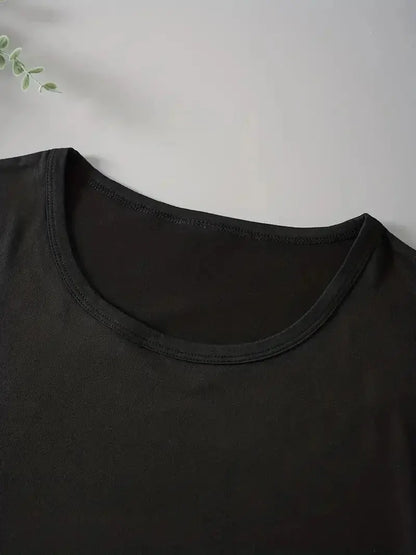 Women T Shirt Cartoon NEW YORK Letter Print Crew Neck Loose Top Tee Black T-shirt Female 90s Girls Graphic - Mein Shop