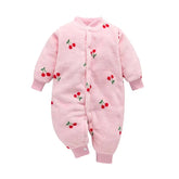 Newborn Baby Spring Winter Clothes Infant Jacket for Girls Jumpsuit for Boys Soft Flannel Bebe Romper Baby Clothes 0-18 Month - Mein Shop