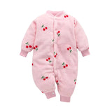 Newborn Baby Spring Winter Clothes Infant Jacket for Girls Jumpsuit for Boys Soft Flannel Bebe Romper Baby Clothes 0-18 Month - Mein Shop