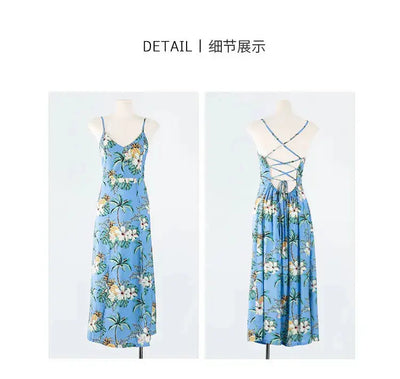 Beach Ware Clothes for Family Vacation 2025 Dad and Son Matching Shirts Oufits Sea Mom Daughter Equal Dresses Women Sexy Dress - Mein Shop