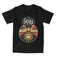 Men T-Shirt Gojiras Music Heavy Metal T-Shirts Hip Hop Humor Beach Tee Shirt Y2K Basic Custom Logo Cotton Tops Gift Idea