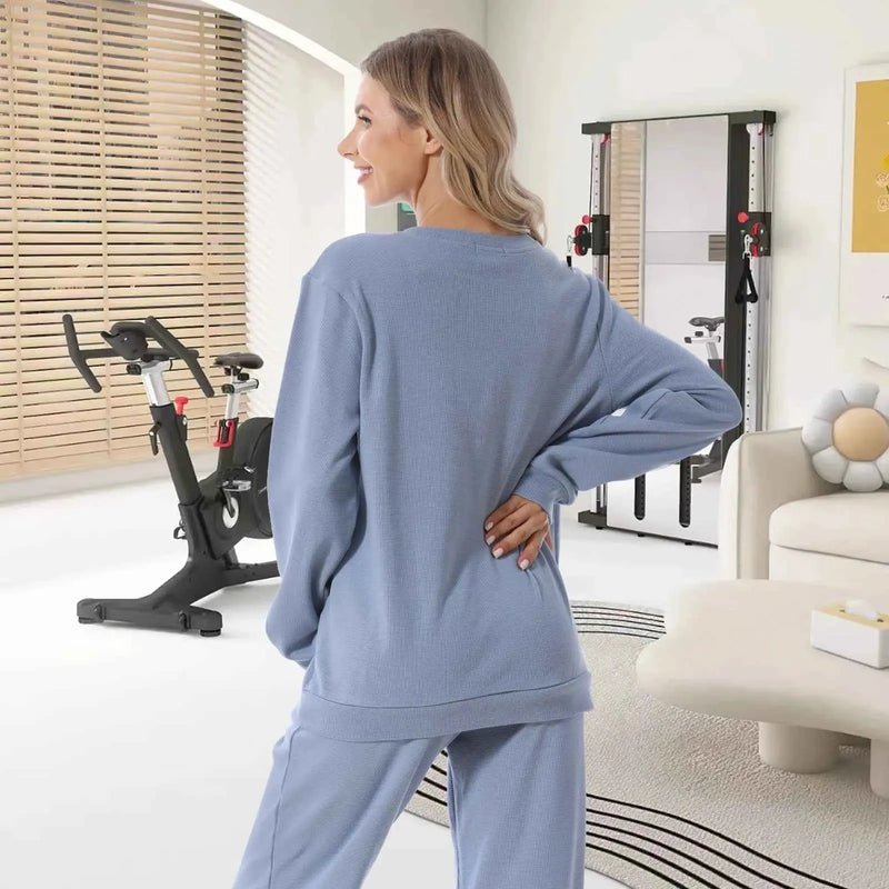 2025 Neuer Schwangere Hoodie Stillkleidung Waffel Stillpullover Sweatshirts Schwangerschafts-Casual-Oberteile für schwangere Frauen Herbst Winter