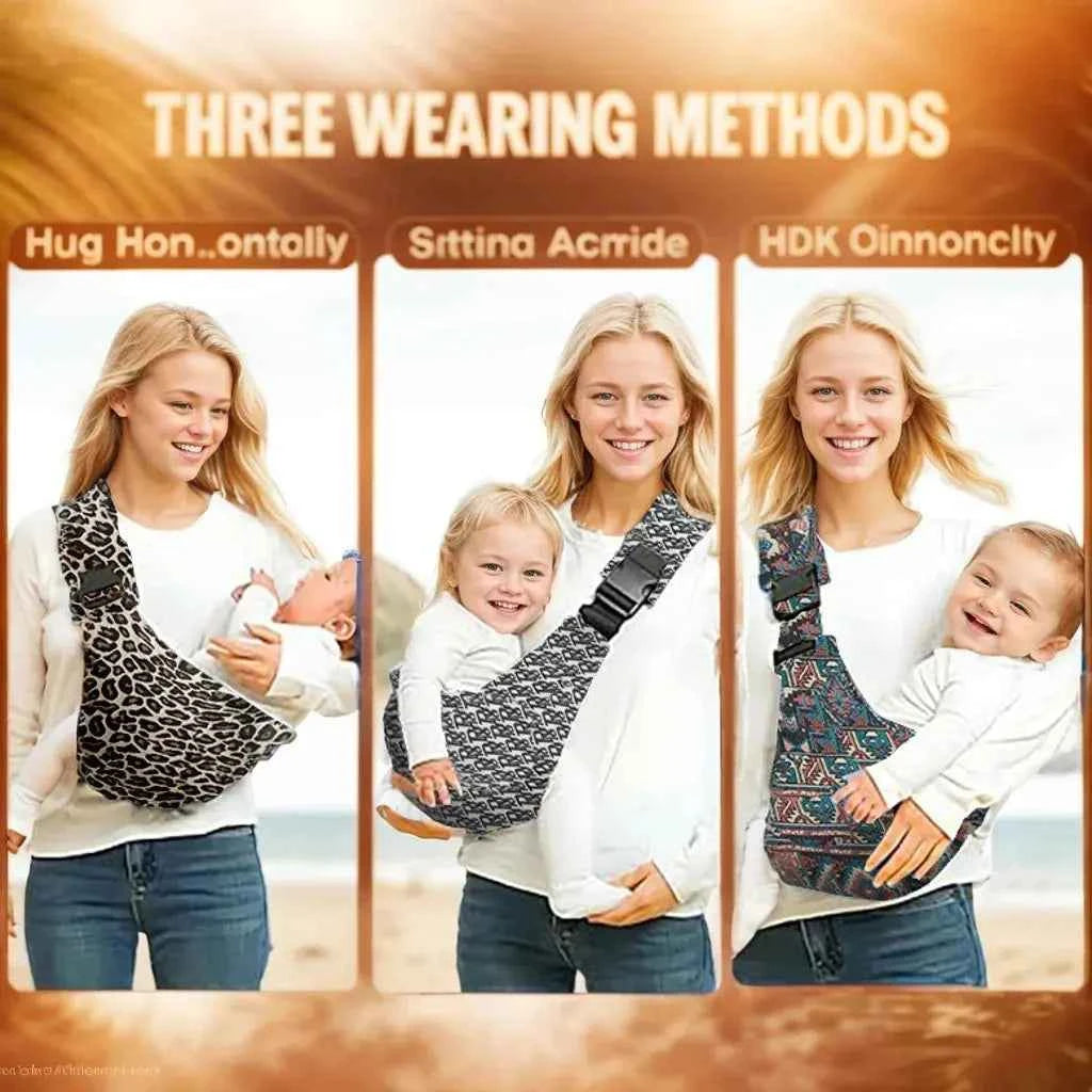 Portable Baby Carrier Wrap Toddler Accessories Multifunctional Strap Infant Bag Adjustable Shoulder Baby Carriers Sling for Kids