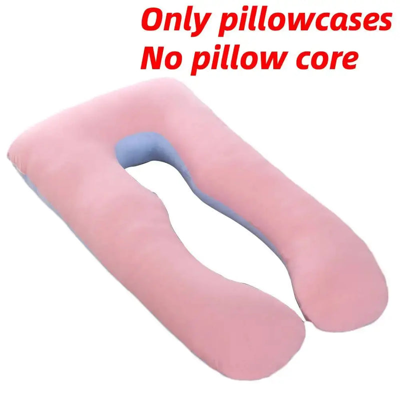 Pregnant Pillow Case Maternity Pillow Case Pure Cotton Cover Multifunction U-shape for Pregnant Women - Mein Shop