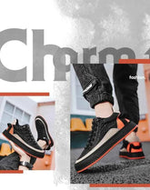 Men Sneakers Fashion Trend Luxury Brand Casual Flat Shoes Vulcanize Shoe Male Outdoors Non-slip wear-resistant Hiking Shoes 2023