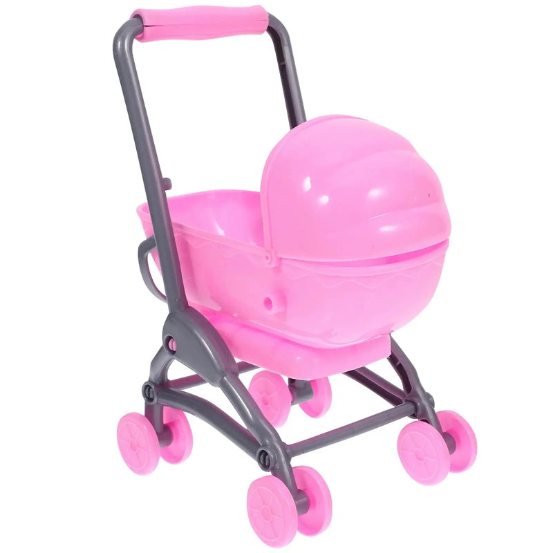 Children's Toy Trolley Toys for Babies Baby Accessories 3 Year Old Small Stroller 1 Girls Mini Dolls - Mein Shop