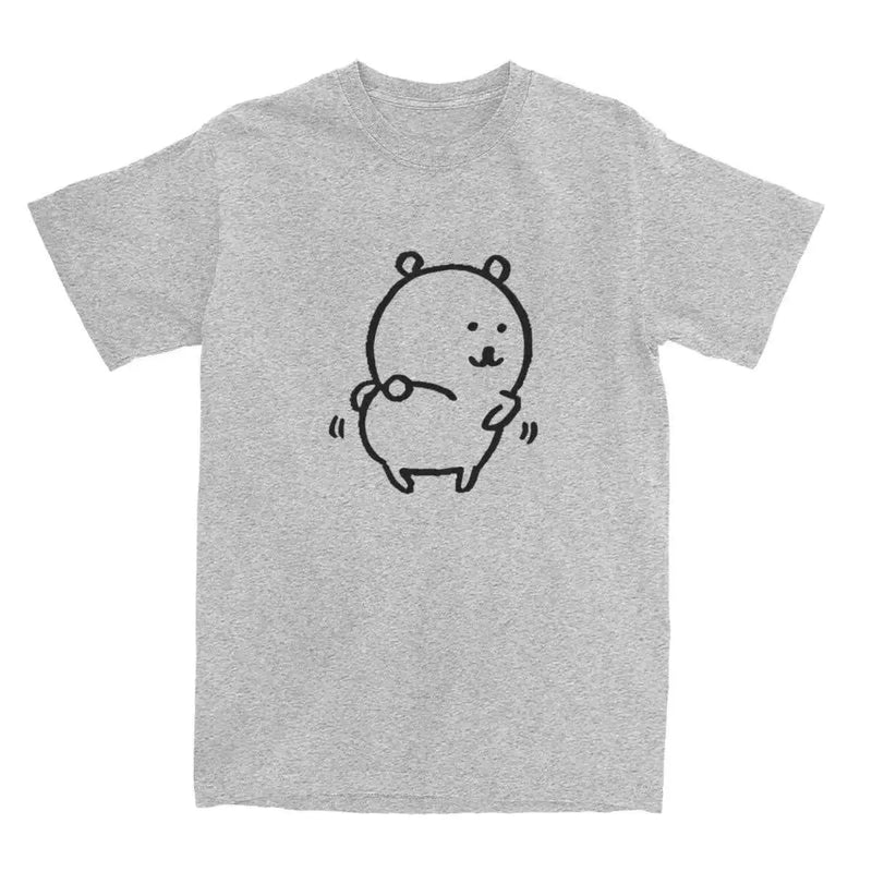 Men Women's T Shirt Joke Bear T Shirts Harajuku Summer Tees Classic Print 100% Cotton Tops Birthday Gift