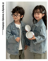 Spring Autumn Korean Parent-Child Clothing Set Matching Outfits for the Family Look Jacket Pants Clothes Set Dad Mum Kids Wear - Mein Shop