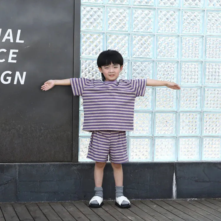 Family Look Clothes Mom and Daughter Same Dress Dad Short Sleeve T Shirts Mother and Son Kids Clothing Children Two Piece Outfit - Mein Shop