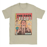 Men T-Shirts The Office Face Fear Dwight Fun Pure Cotton Tees Short Sleeve T Shirt Round Collar Clothes New Arrival