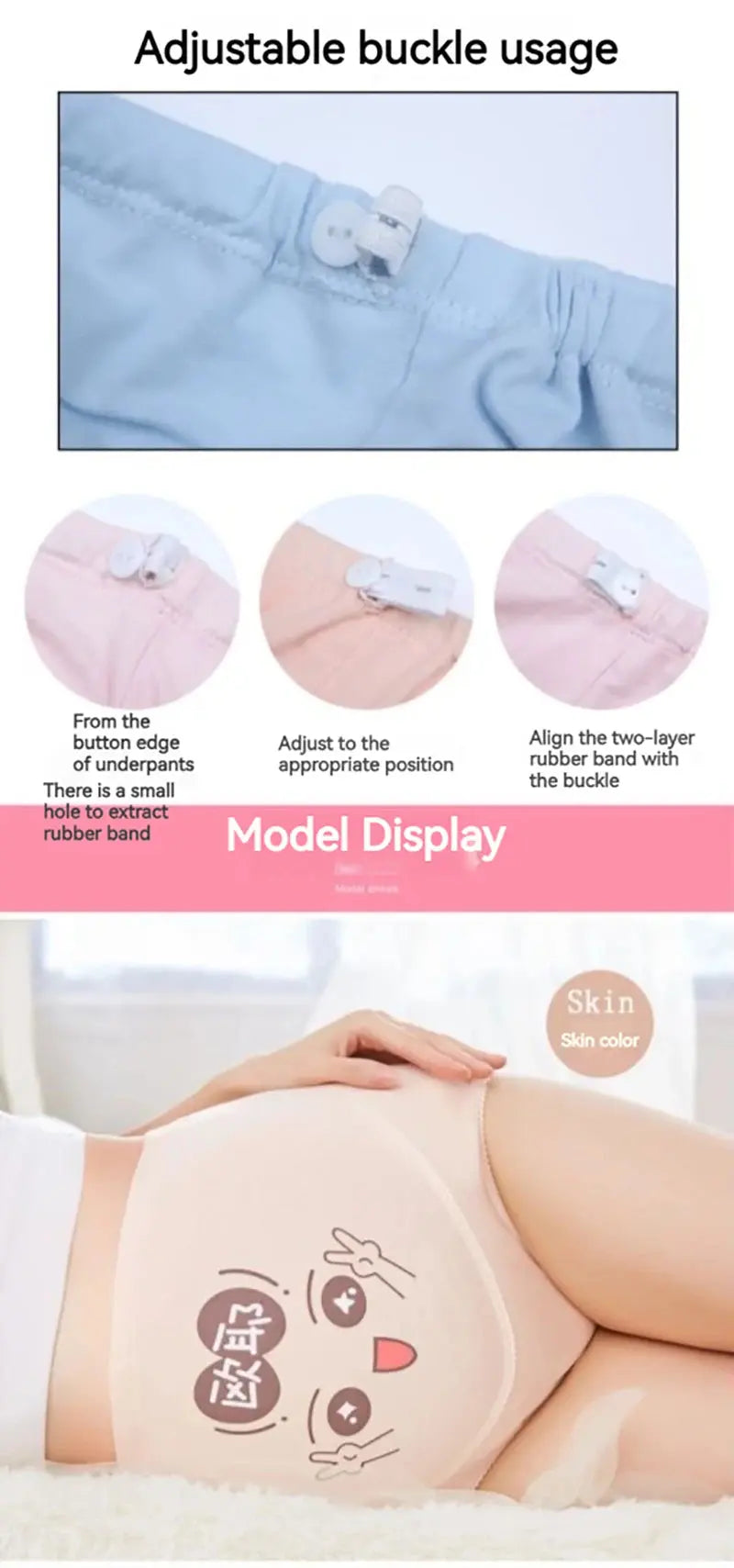 Cotton Panties For Pregnant Maternity Underwear Panty Clothes for Pregnant Women Pregnancy Brief High Waist Maternity Intimates - Mein Shop