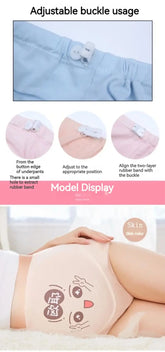 Cotton Panties For Pregnant Maternity Underwear Panty Clothes for Pregnant Women Pregnancy Brief High Waist Maternity Intimates - Mein Shop