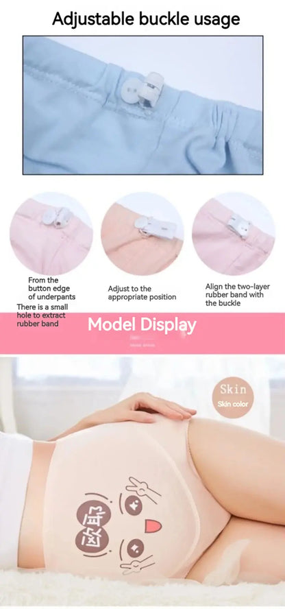 Cotton Panties For Pregnant Maternity Underwear Panty Clothes for Pregnant Women Pregnancy Brief High Waist Maternity Intimates - Mein Shop