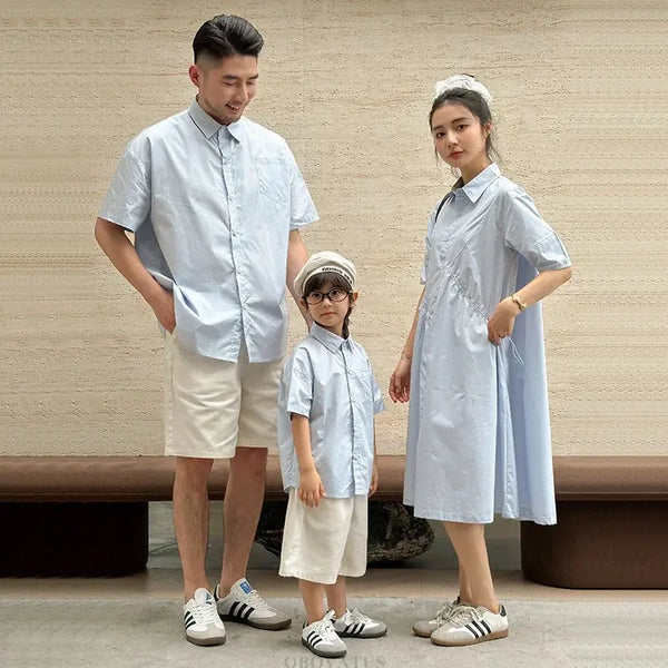 Family Look Matching Clothes Set Matching Family Outfits Family Matching Clothes Mother And Daughter Dress Father Son Clothing - Mein Shop