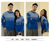 Knit Sweaters for The Whole Family Knitwear Winter Father Mother and Daughter Son Children Boy Girl Knitted Long Sleeve Pullover - Mein Shop