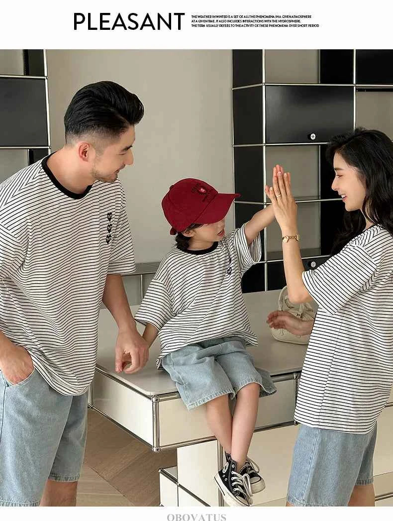 Family Vacation 2025 Summer Tshirt Shorts Clothing Set Family Matching Outfit Holiday Party Clothes Wear Couple Child Costume