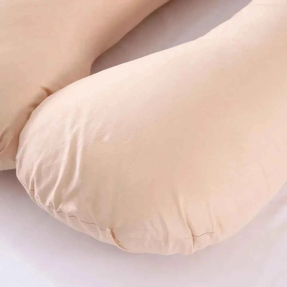Maternity Pillow Case Pure Cotton Cover U-Type for Pregnancy Women