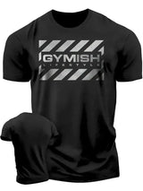 3D printed men's short sleeved T-shirt for comprehensive exercise, fun and fitness Hardcore new handsome and trendy short sleeve - Mein Shop