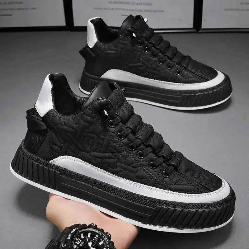 Men Sneakers Fashion Trend Luxury Brand Casual Flat Shoes Vulcanize Shoe Male Outdoors Non-slip wear-resistant Hiking Shoes 2023
