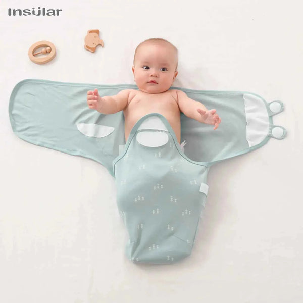 INSULAR New Summer Thick Swaddle 100% Cotton Newborn Infant Bags Wrapping Baby Sleep Sack Diaper Cocoon For Newborns Bags 1pc - Mein Shop