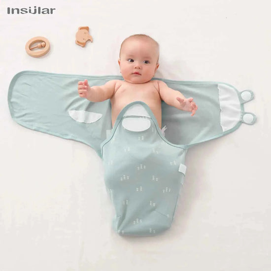 INSULAR New Summer Thick Swaddle 100% Cotton Newborn Infant Bags Wrapping Baby Sleep Sack Diaper Cocoon For Newborns Bags 1pc