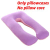Pregnant Pillow Case Maternity Pillow Case Pure Cotton Cover Multifunction U-shape for Pregnant Women - Mein Shop