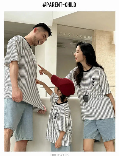 Family Vacation 2025 Summer Tshirt Shorts Clothing Set Family Matching Outfit Holiday Party Clothes Wear Couple Child Costume - Mein Shop