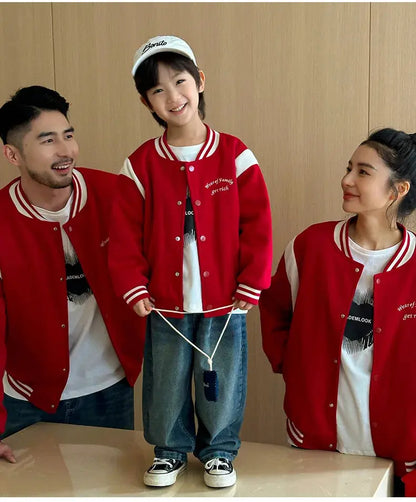 Winter Jacket for The Whole Family Warm Thick Coat Fashion Korean Father Mother and Daughter Son Children Long Sleeve Outerwear - Mein Shop