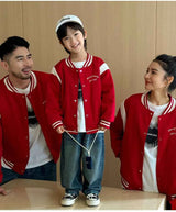 Winter Jacket for The Whole Family Warm Thick Coat Fashion Korean Father Mother and Daughter Son Children Long Sleeve Outerwear