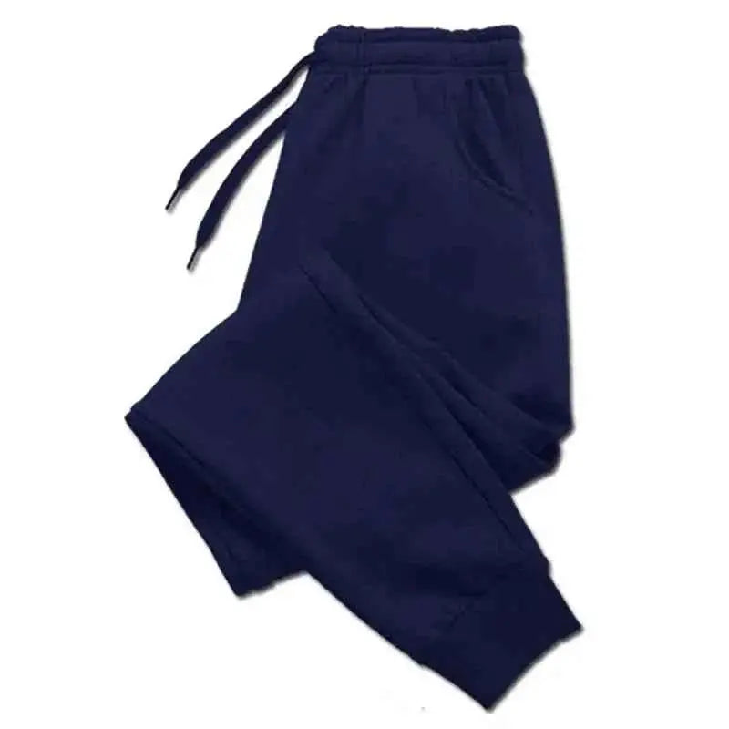 Herren Freizeithosen - Casual Hosen für Herbst Winter, Fleece Jogginghosen, Sport Gym Trousers in einfarbig für Workout und Laufen