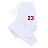 Herren Sportpants, bedruckte Sporthose, warme Laufhose, Herren Outdoorhose, gerade geschnittene Hose, neu für Herbst und Winter