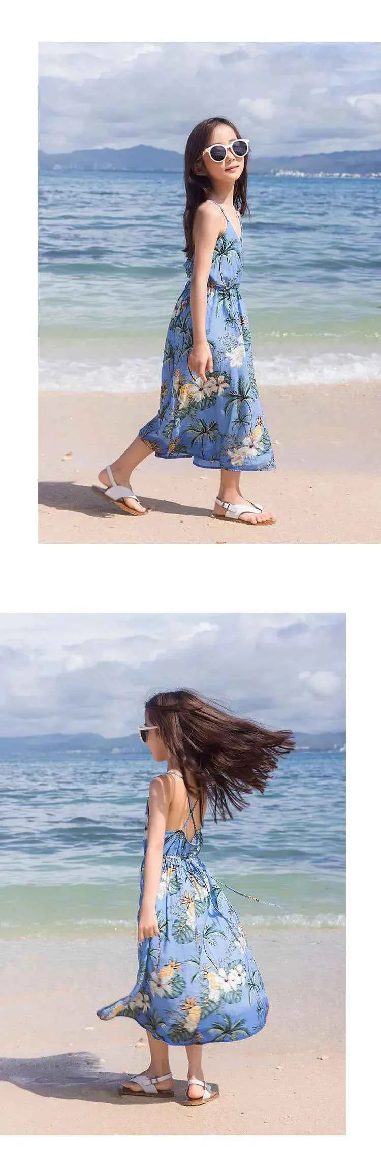 Beach Ware Clothes for Family Vacation 2025 Dad and Son Matching Shirts Oufits Sea Mom Daughter Equal Dresses Women Sexy Dress