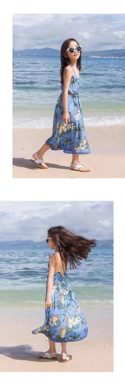 Beach Ware Clothes for Family Vacation 2025 Dad and Son Matching Shirts Oufits Sea Mom Daughter Equal Dresses Women Sexy Dress