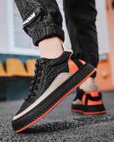 Men Sneakers Fashion Trend Luxury Brand Casual Flat Shoes Vulcanize Shoe Male Outdoors Non-slip wear-resistant Hiking Shoes 2023