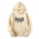 Hoodie Men Graphic Print Hoodies American Retro Personality Streetwear Casual Hooded Sweatshirt Men&