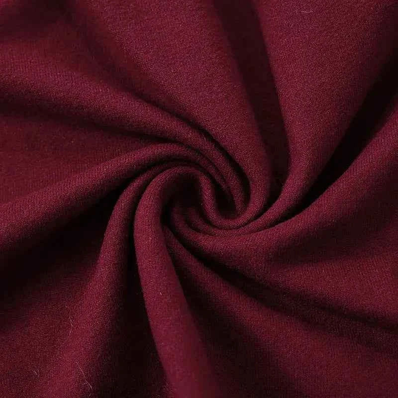 Wine Red T-shirts for Women 2025 Autumn Long Sleeve Split Slim Fit Tee Shirt Female Clothing Y2K Tunics Crop Tops Streetwear