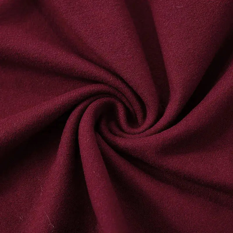 Wine Red T-shirts for Women 2025 Autumn Long Sleeve Split Slim Fit Tee Shirt Female Clothing Y2K Tunics Crop Tops Streetwear - Mein Shop