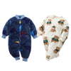 Newborn Baby Spring Winter Clothes Infant Jacket for Girls Jumpsuit for Boys Soft Flannel Bebe Romper Baby Clothes 0-18 Month - Mein Shop