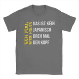 Men's Tshirt Retro Get A Beer T Shirt Funny German Jokes Alcohol Drinkers Dad Gift Streetwear Cotton Summer Casual T-shirts