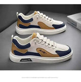 Trend 2025 New Men's Shoes Leather Fashion Low-top Men's Casual Trendy Shoes Running Sports