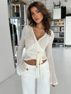 Women's T-shirt New Autumn Club Party Sexy Lace Tees Streetwear Fashion Long Sleeves T-shirt Lady Versatile Casual Slim Clothing - Mein Shop
