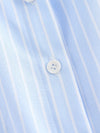 Women's Striped Blouse Multicolored Shirt Office Female's Top 2024 Summer Solid Shirt Elegant Comfortable Loose Fitting Shirts - Mein Shop